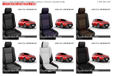 2014 - 2019 Mitsubishi Outlander Custom Leather Upholstery