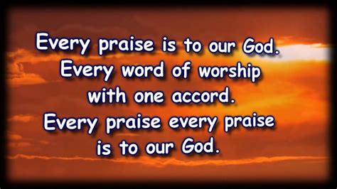 Every Praise with In The Sanctuary - Mike Speck - Worship Video with ...