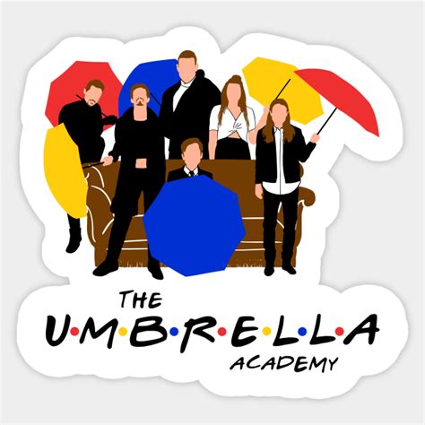 The Umbrella friends 2 - The Umbrella Academy - Sticker | TeePublic