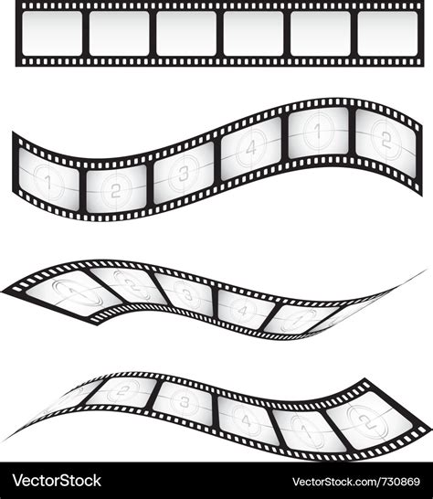 Film reel Royalty Free Vector Image - VectorStock