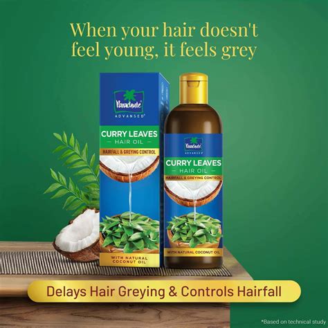 Parachute Advansed Curry Leaves & Coconut Hair Oil for Greying Hair