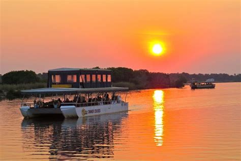 Victoria Falls Sunset Wildlife Watching Zambezi River Cruise 2024