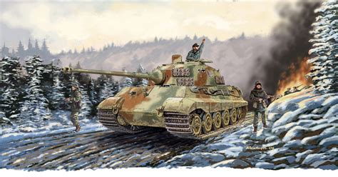 King Tiger, Ardennes 1944, Tanks, Painting Art, HD Wallpaper | Rare Gallery