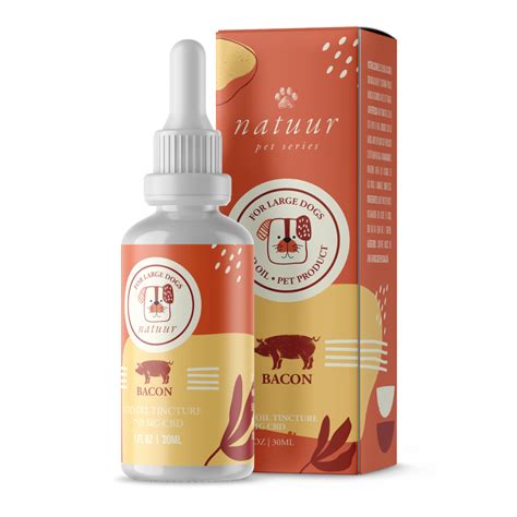 CBD OIL FOR DOGS | 750mg | LARGE DOGS | BACON - natuur
