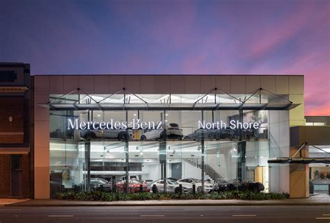 Mercedes North Shore, North Sydney, Showroom During Sunset And Twilight, Sydney Commercial ...