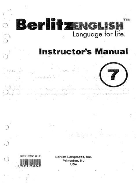 Berlitz English 7 Teacher's | PDF