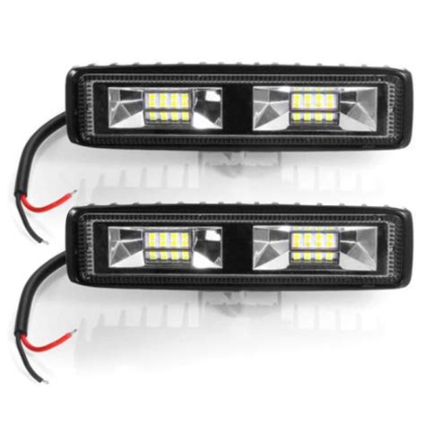 Fyeme 2Pcs Fog Lights for Cars, Led Light Bar, Led Spot Flood Combo ...