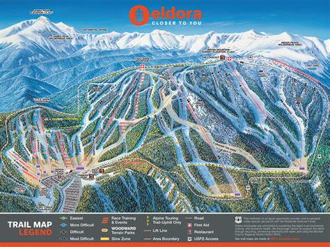 Eldora Mountain Resort Trail Map | SkiCentral.com