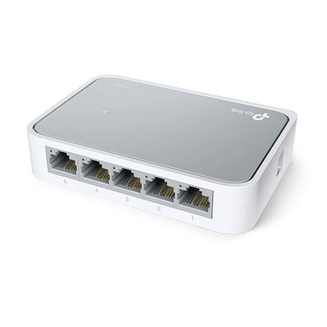 TP-LINK Desktop Switch 5-Port 10/100Mbps - TL-SF1005D - White - JakartaNotebook.com