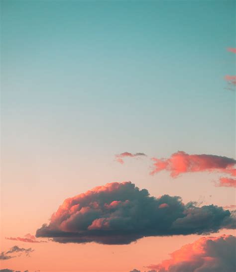 Clouds, sky, sunset, pink, HD phone wallpaper | Peakpx