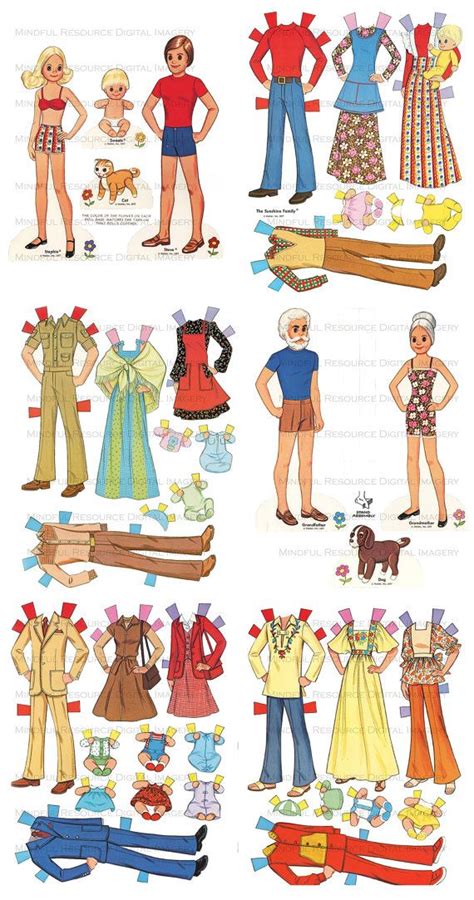 Paper Dolls Printables With Clothes