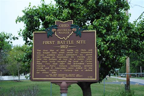 First War of 1812 Battle Site in Ohio - Historic Ohio | Historic Ohio