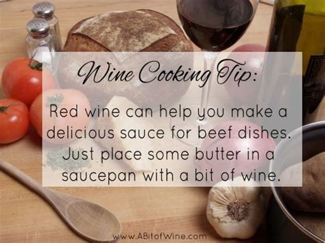 A Bit of Wine: Wine Cooking Tip for Red Wine Lovers | Cooking, Cooking tips, Beef dishes