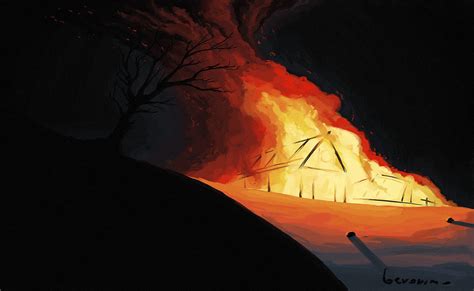 The Burning House by Valkrist on DeviantArt