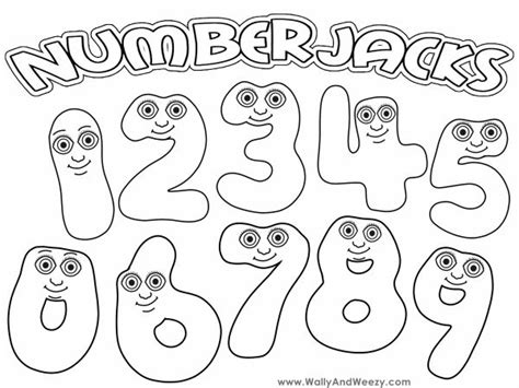 Numberjacks Drawing/Coloring Video and Downloadable Coloring Page ...