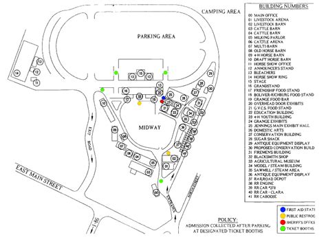 Allegany County Fair Map