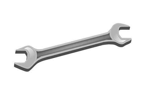 Wrench, spanner PNG image, free