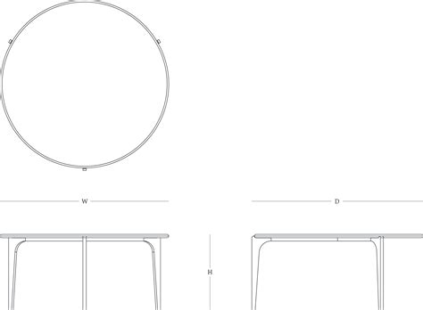 Contour round coffee table - Loom Furniture | Loom Furniture