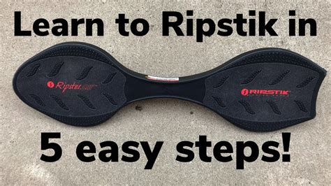 How To Ride A Ripstik In 5 Easy Steps! - YouTube