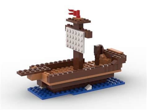 LEGO MOC Small Pirate Ship by CannonBricks | Rebrickable - Build with LEGO