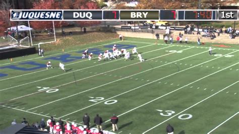 Duquesne vs. Bryant Football Highlights - NEC Front Row Neutral - YouTube