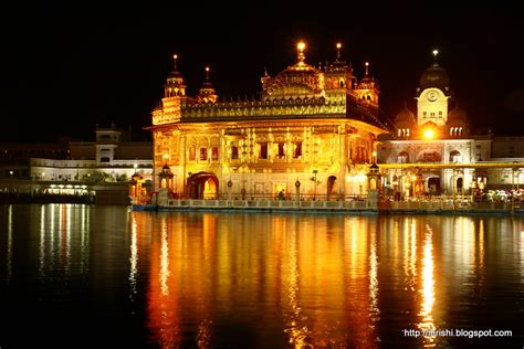 This is me...: Golden temple, Amritsar, at night...