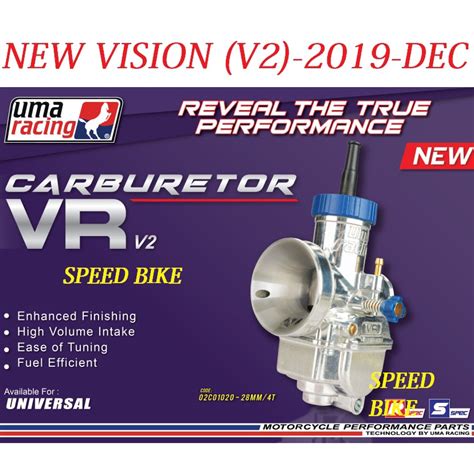 UMA RACING CARBURETOR 28mm VR V2*NEW*VR Version 2 ! | Shopee Malaysia