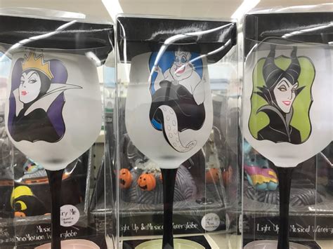 Wickedly Splendid Disney Villains Wine Glasses from Walgreen's - Decor