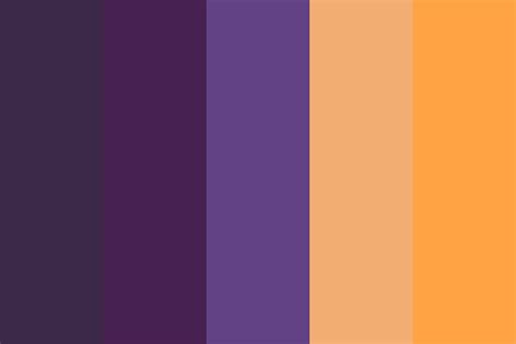 Purple Orange Color Palette