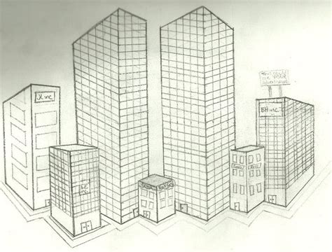 City Building Drawing at GetDrawings | Free download