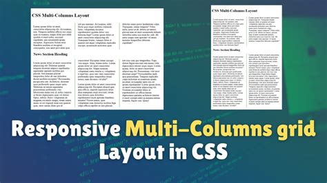 3 Column Responsive Layout - HTML CSS | CSS for Three Column Layout ...