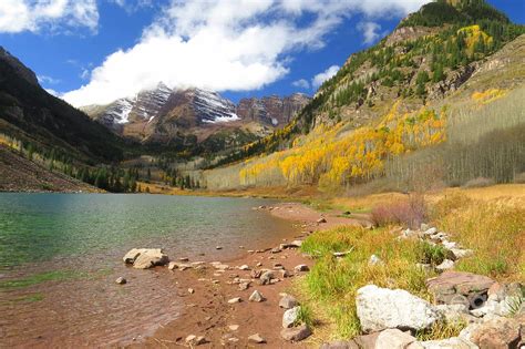 Maroon lake Photograph by Frank Townsley - Fine Art America