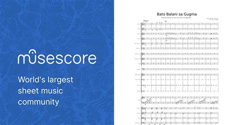 Batobalani sa Gugma – Unknown composer Bato Balani sa Gugma 4 Sheet ...