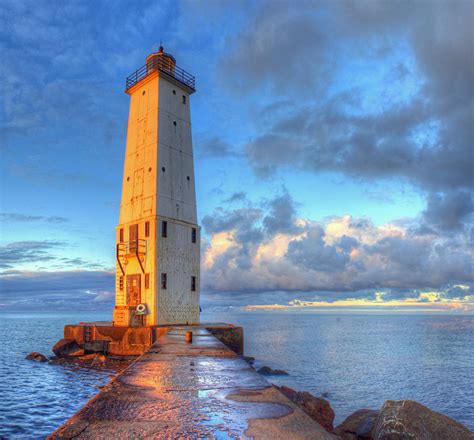 Frankfort Michigan Lighthouse Photograph by Twenty Two North Photography