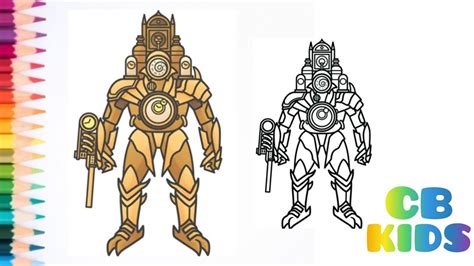 HOW TO DRAW CLOCKMAN TITAN | Skibidi Toilet Multiverse Cara Menggambar TITAN CLOCK MAN ...