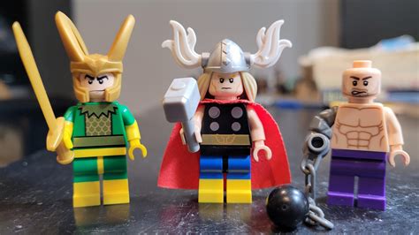 Classic Loki, Thor and Absorbing Man : lego