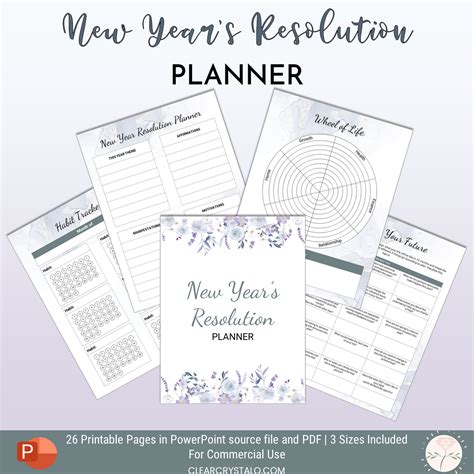 Fresh Start Bundle-New Year's Resolution Planner