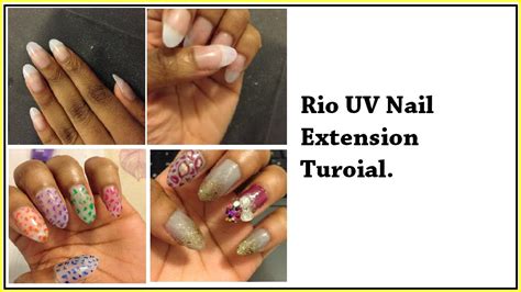 UV Gel Nails Tutorial | Jasmine - YouTube