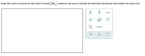 Solved Draw the Lewis structure for the sulfur trioxide | Chegg.com