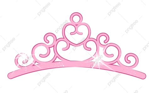 Tiara Vector Art PNG, Pink Tiara Drawing In Watercolor, Crown, Tiara, Princess PNG Image For ...