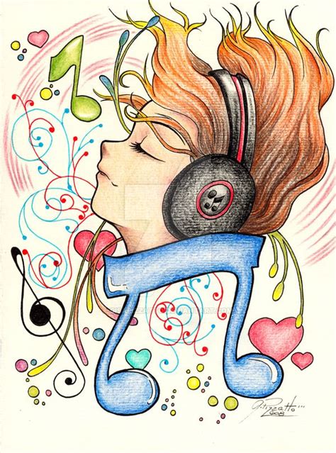 Music by GisaPizzatto on DeviantArt | Musica para dibujar, Cómo dibujar cosas, Esbozos