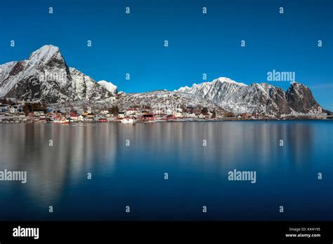 Winter in Reine, Lofoten Islands, Norway Stock Photo - Alamy