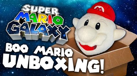 Rare Super Mario Galaxy Boo Mario Plush Unboxing! - Banpresto - YouTube