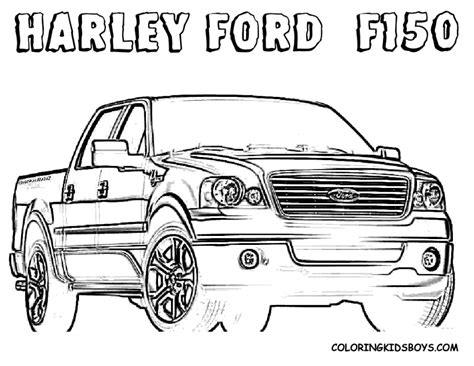 Ford F Pickup Truck Coloring Page Free Printable Coloring Pages | The Best Porn Website