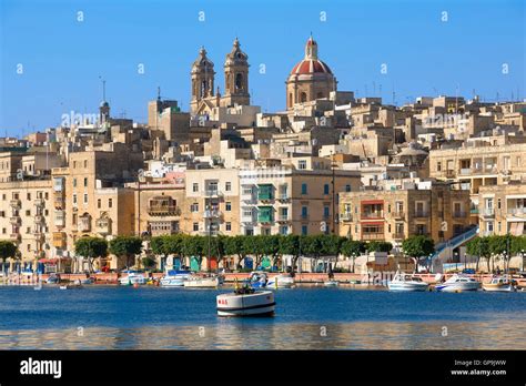 Valletta skyline, Malta Stock Photo - Alamy