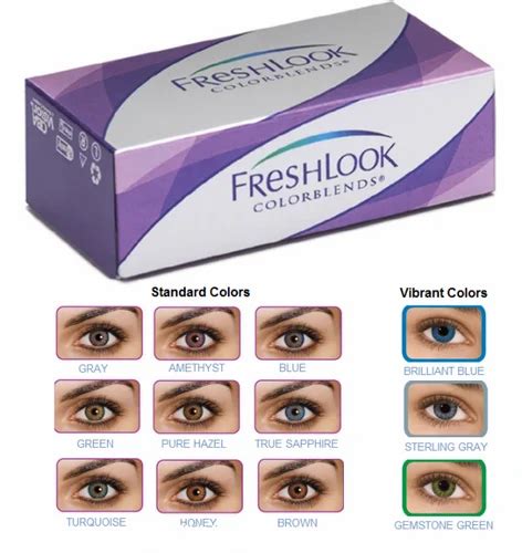 Freshlook Contact Lens - Freshlook Amethyst Colour Contact Lens ...