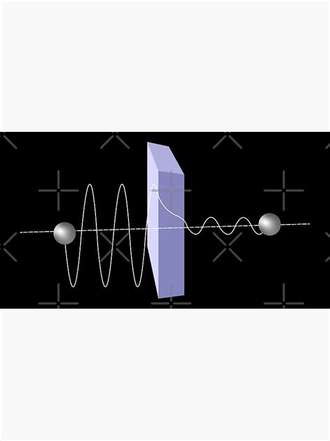 "Quantum Tunneling Diagram - Physics Quantum Mechanics" Poster for Sale ...