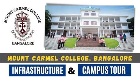 Mount Carmel College, Bangalore | Infrastructure & Campus Tour | Direct Admission 2022 - YouTube