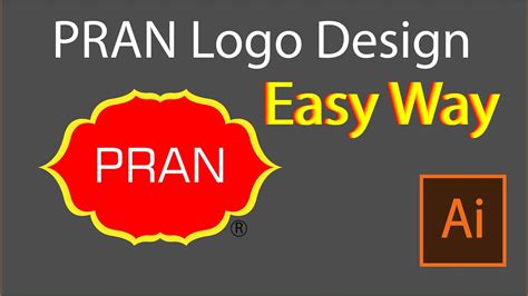 Pran Logo Design In Illustrator | pran Logo Create In Illustrator | Pran Logo Make In ...