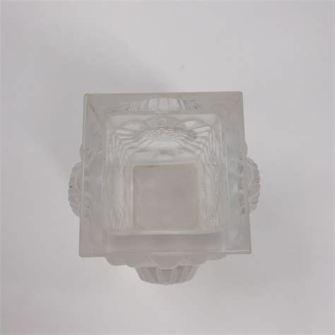 Lalique Crystal Paquerettes Cigarette Vase